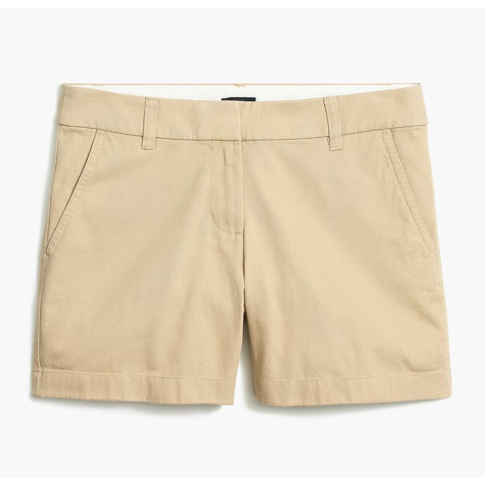 J.Crew 5" Classic Chino Short Light Khaki Preppy Coastal Vacation US 16 NWT - Picture 4 of 12